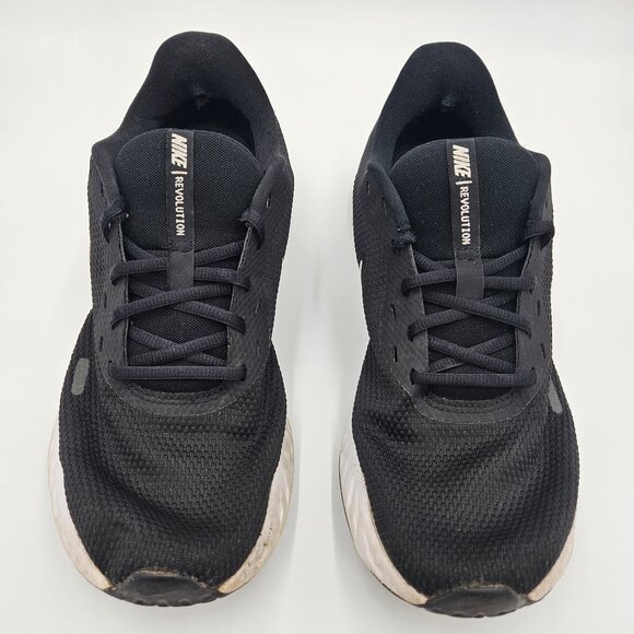 Nike Revolution 5 Men's Running Shoes Black White BQ3204-002 Size 9.5 - Picture 10 of 16